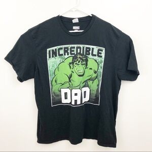 Marvel Incredible Hulk Dad Tee Shirt Size XXL